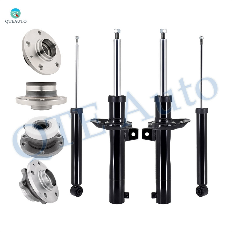 Set of 8 Front Suspension Strut Assembly-Wheel Hub Bearing Assembly-Rear Shock Absorber-Wheel Hub Bearing Assembly For 2006-2010 2012-2022 Volkswagen Passat FWD