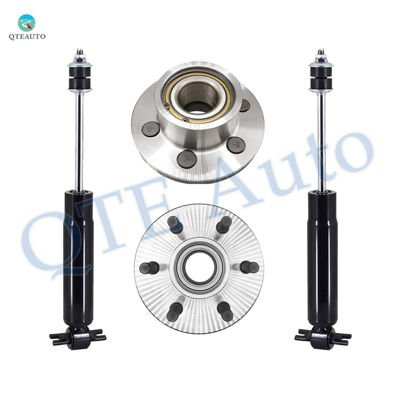 Set of 4 Front Shock Absorber-Wheel Hub Bearing Assembly For 1997-2004 Dodge Dakota