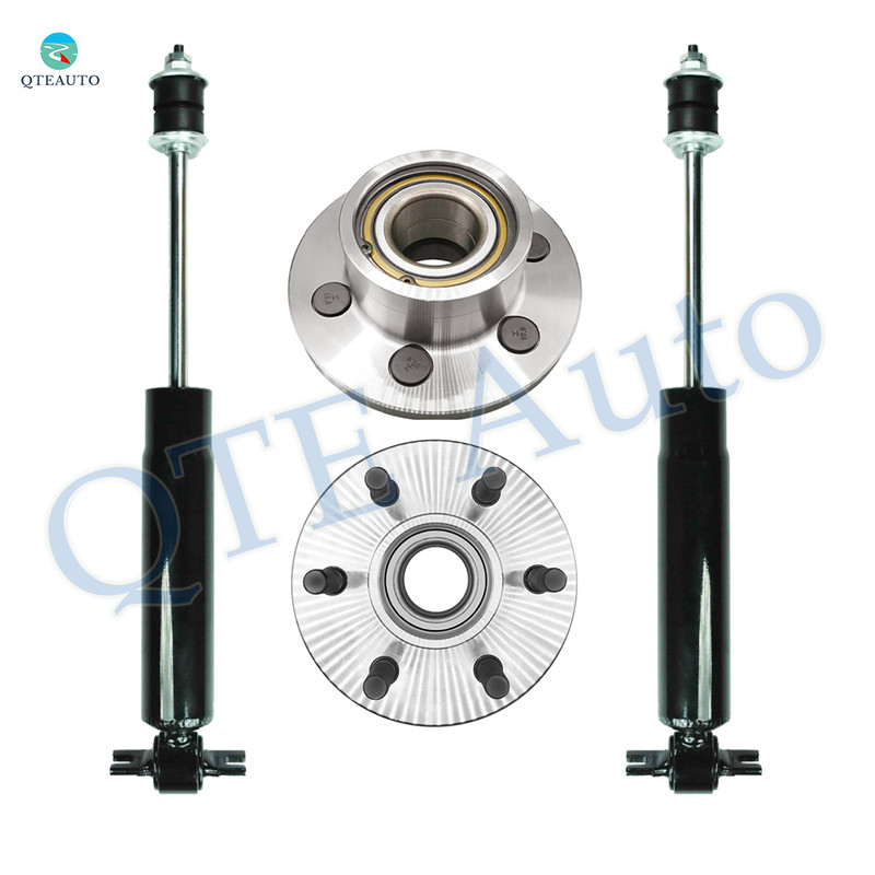 Set of 4 Front Shock Absorber-Wheel Hub Bearing Assembly For 1997-2004 Dodge Dakota High Performance Monotube Upgrade
