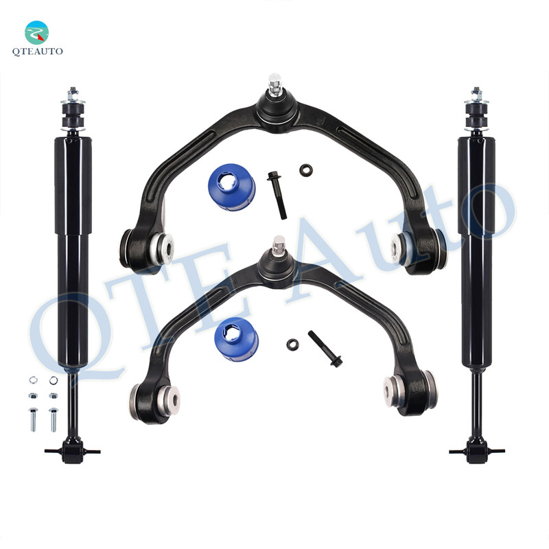 Set of 4 Front Upper Control Arm Ball Joint-Shock Absorber For 1998-2007 Mazda B3000