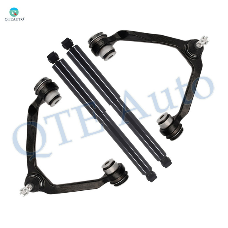 Set of 4 Front Upper Control Arm Ball Joint-Shock Absorber For 1997 1998 Ford F-250