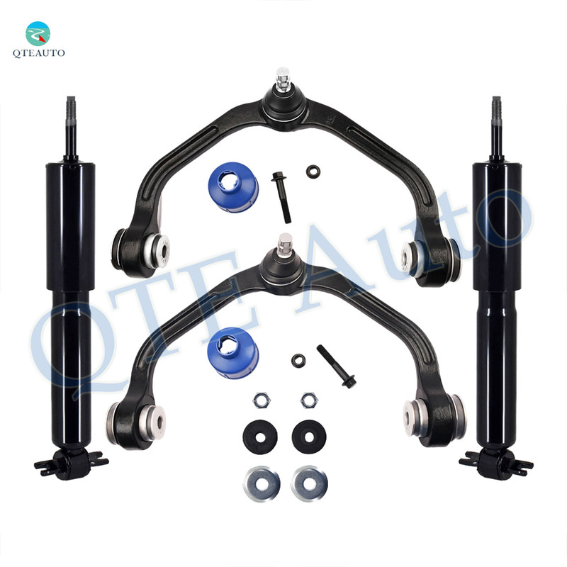Set of 4 Front Upper Control Arm Ball Joint-Shock Absorber For 1998-2001 Mazda B2500
