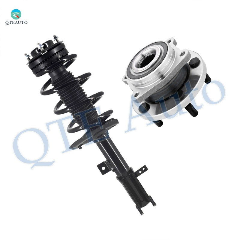 Front Right Quick Complete Strut-Coil Spring Assembly-Wheel Hub Bearing Assembly For 2008-2014 Dodge Avenger V6