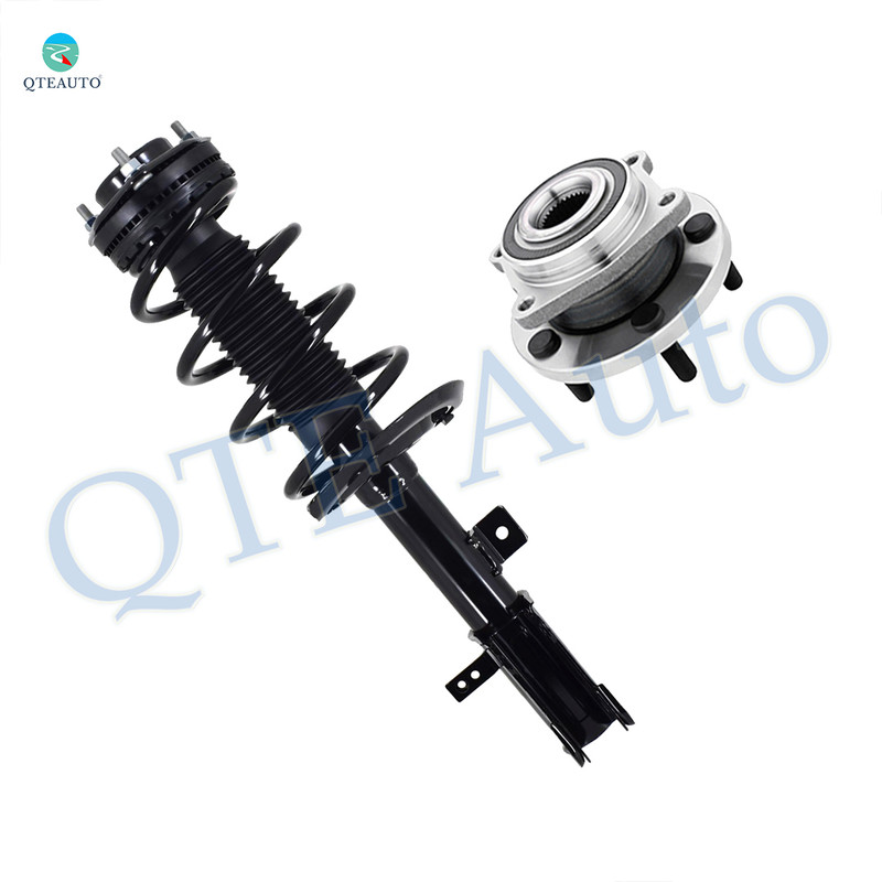 Front Left Quick Complete Strut-Coil Spring Assembly-Wheel Hub Bearing Assembly For 2007-2009 Chrysler Sebring FWD