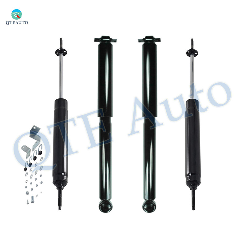 Set of 4 Front Steering Damper-Rear Shock For 1988-1999 Chevrolet K1500 Monotube Performance Upgrade