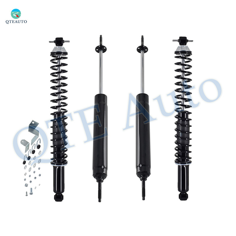 Set of 4 Front Steering Damper-Rear Complete Shock Absorber Kit For 1988-2000 GMC K2500