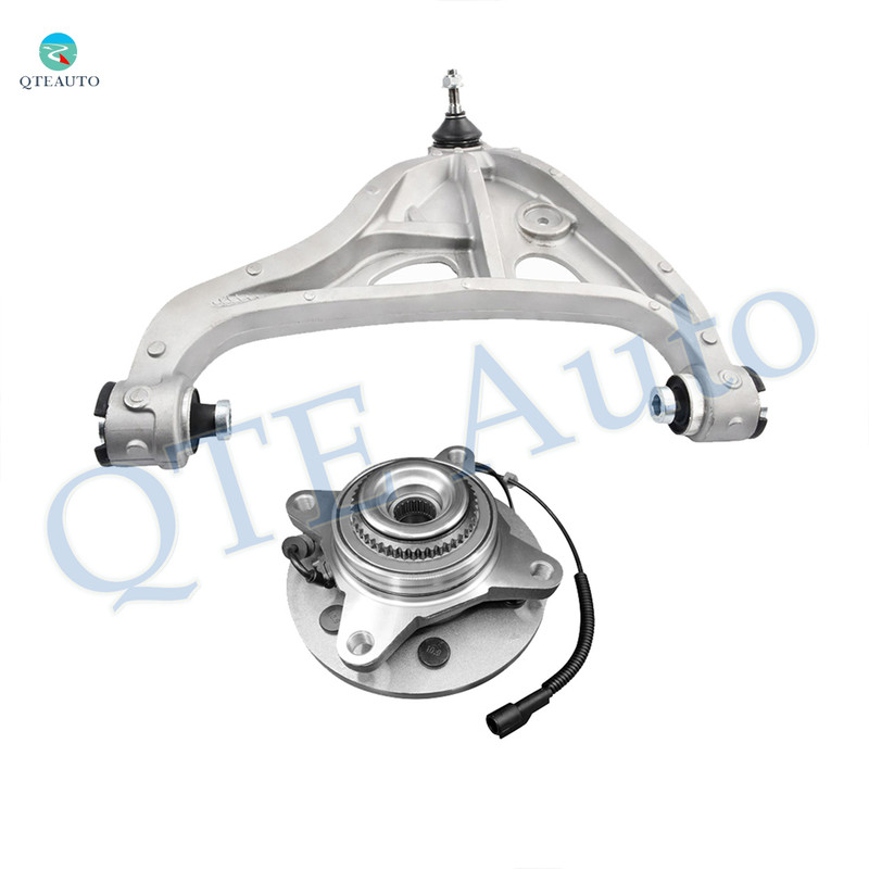 Front Left Lower Wheel Hub Bearing Assembly-Control Arm Ball Joint For 2004 2005 Ford F-150