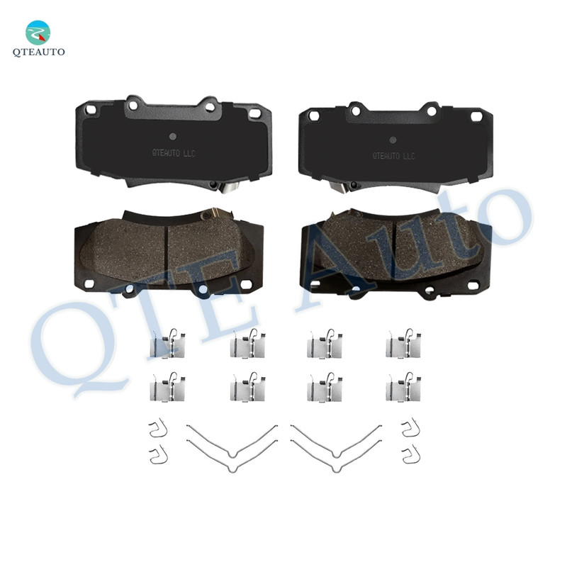 Front Ceramic Brake Pad Kit For 2005-2012 Toyota Hilux Latin America