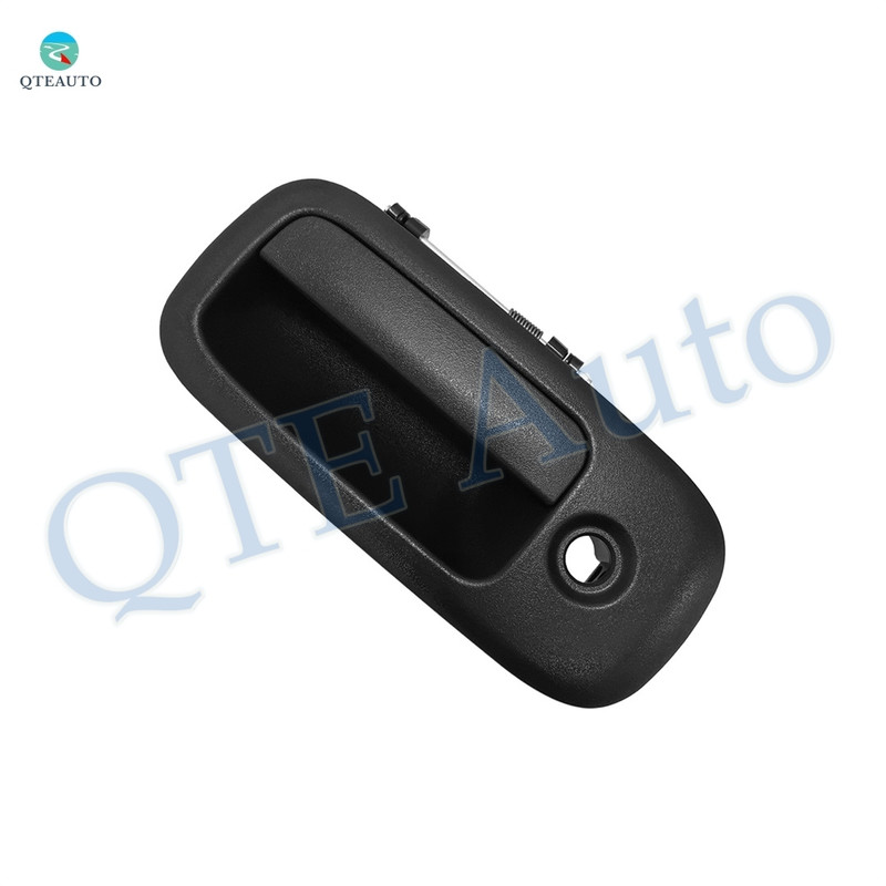 Front Left Door Handle For 1996-1999 Chevrolet P30 w/ Keyhole Textured Black Outside
