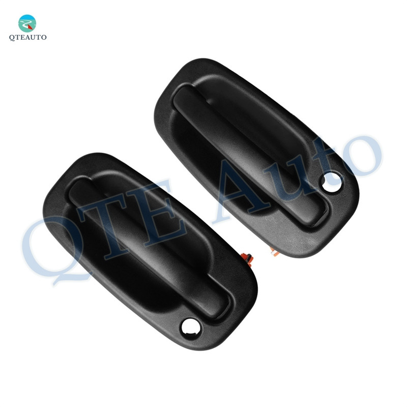 Pair of 2 Front Exterior Door Handle For 2001-2006 Chevrolet Silverado 3500