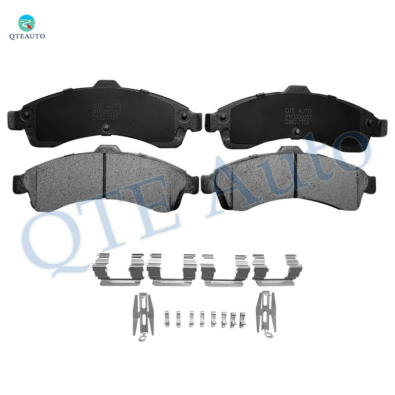 Front Ceramic Brake Pad Kit For 2002-2005 Chevrolet Trailblazer