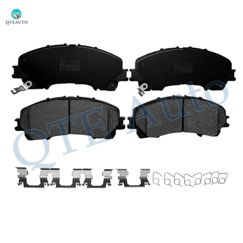 Front Ceramic Brake Pad Kit For 2017-2019 Infiniti Q60
