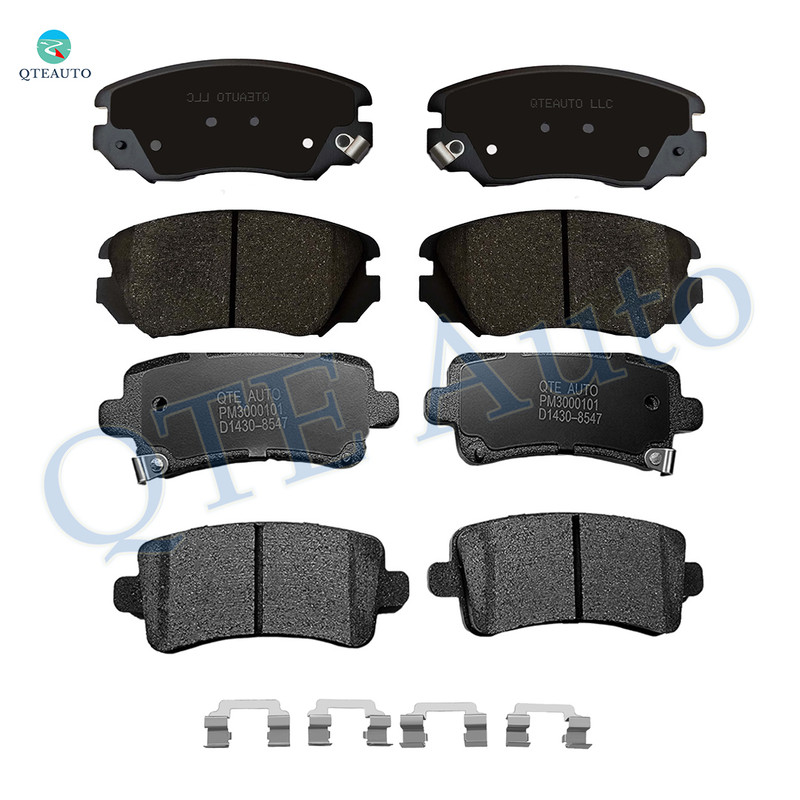 Set of 8 Front-Rear Ceramic Brake Pad Kit For 2011-2013 2015-2017 Buick Regal