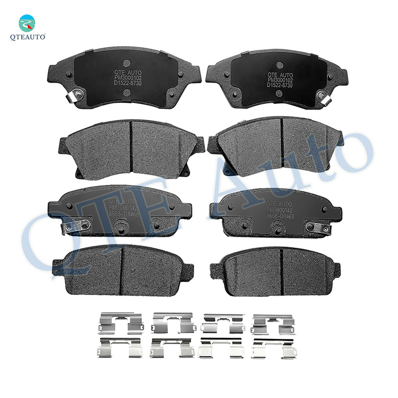 Set of 8 Front-Rear Ceramic Brake Pad Kit For 2011-2015 Chevrolet Cruze LTZ LT ECO LS L