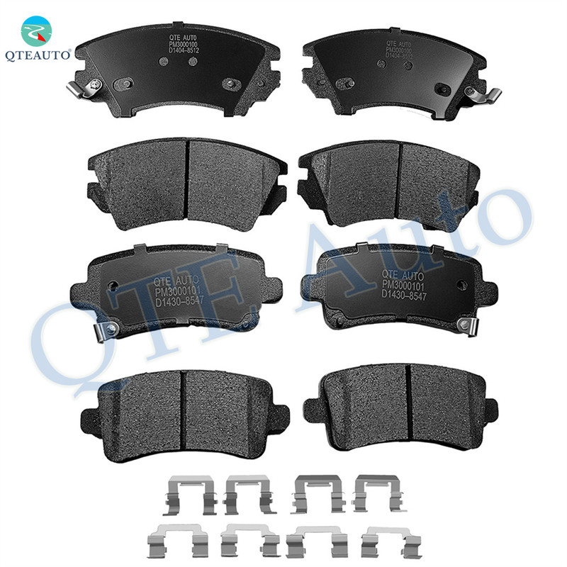 Set of 8 Front-Rear Ceramic Brake Pad Kit For 2014-2016 Buick Lacrosse