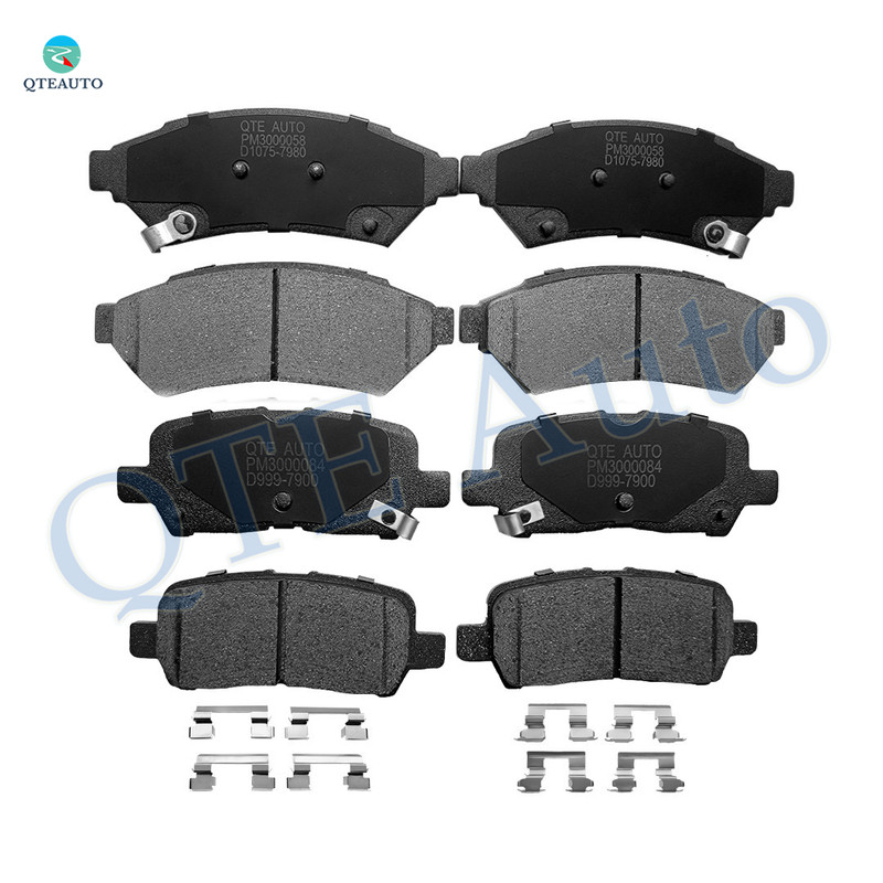 Set of 8 Front-Rear Ceramic Brake Pad Kit For 2005-2009 Buick Lacrosse