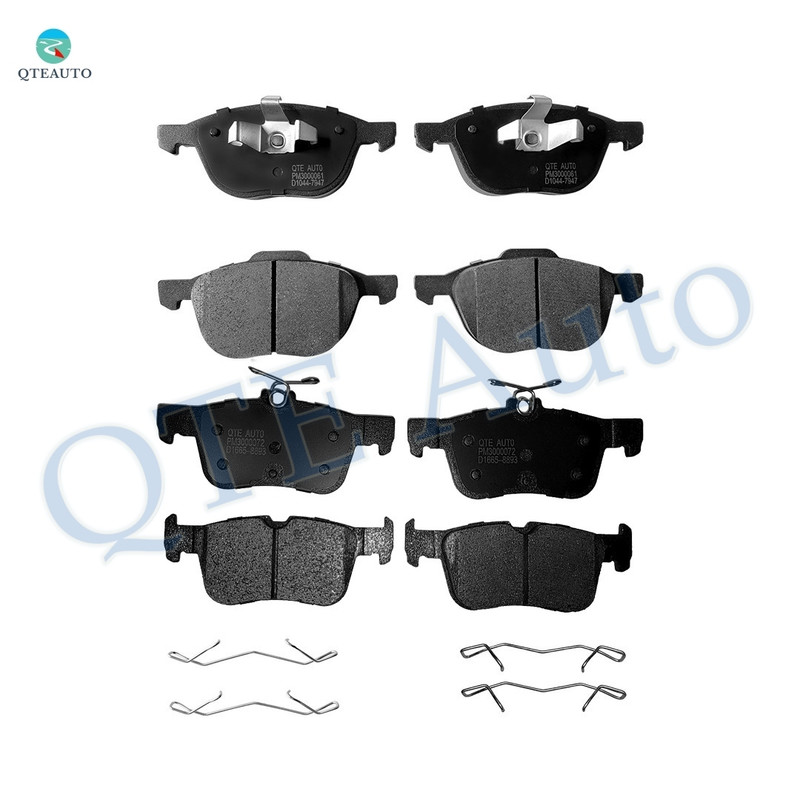 Set of 8 Front-Rear Ceramic Brake Pad Kit For 2017-2019 Ford Escape