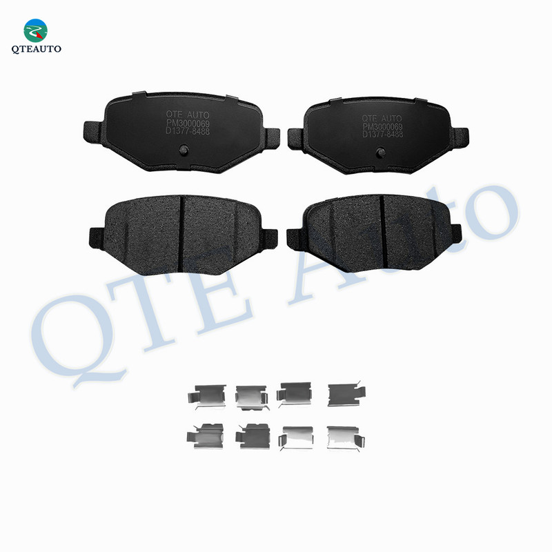 Rear Ceramic Brake Pad Kit For 2014-2018 Ford Special Service Police Sedan Base