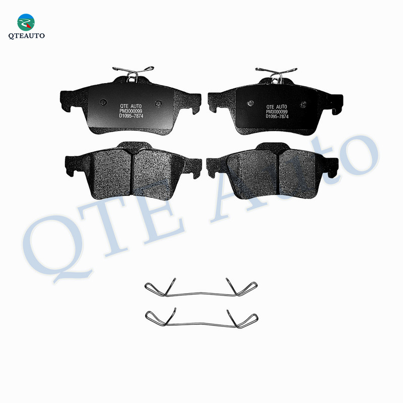Rear Ceramic Brake Pad Kit For 2013-2016 Ford Escape SE S Titanium