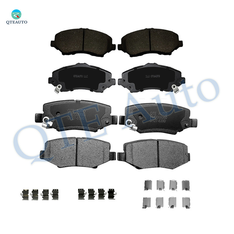 Set of 8 Front-Rear Ceramic Brake Pad Kit For 2008-2012 Jeep Liberty