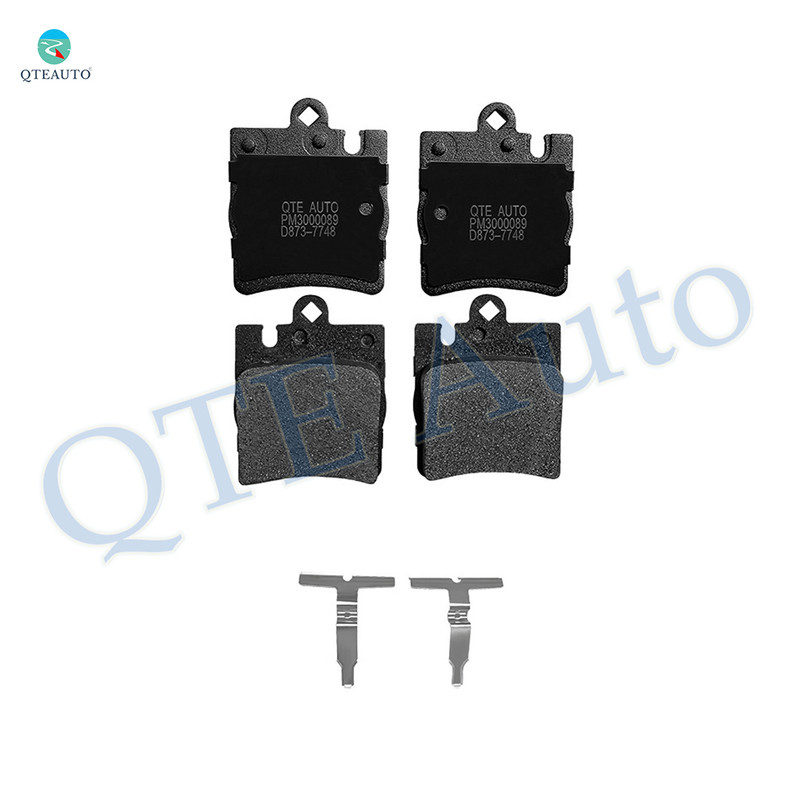 Rear Ceramic Brake Pad Kit For 2000-2003 Mercedes-Benz CLK430 Base