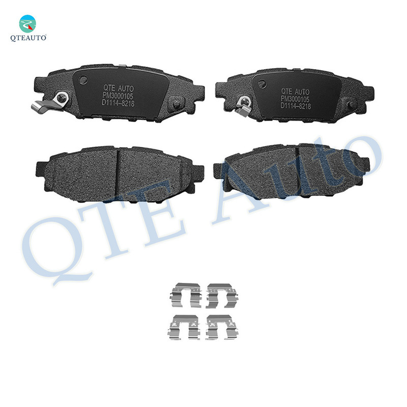 Rear Ceramic Brake Pad Kit For 2008-2015 Subaru Impreza