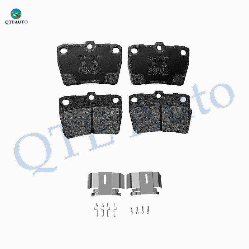 Rear Ceramic Brake Pad Kit For 2004 2005 Toyota Rav4 Base Sport L