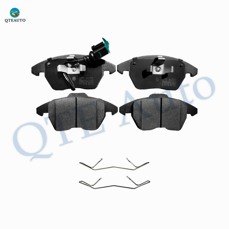 Front Ceramic Brake Pad Kit For 2009-2013 Audi A3 Quattro Base