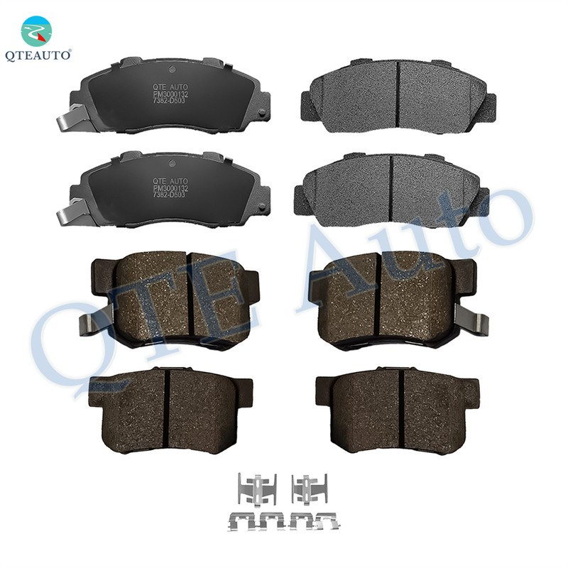 Set of 8 Front-Rear Ceramic Brake Pad Kit For 1998 2000 2001 Acura Integra