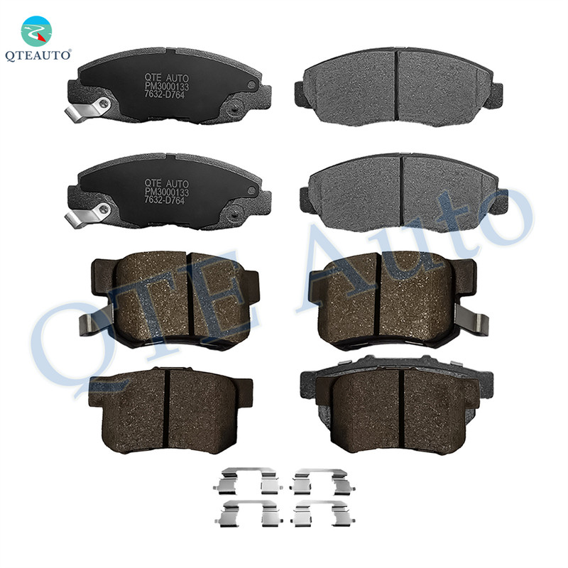 Set of 8 Front-Rear Ceramic Brake Pad Kit For 1998-2002 Honda Accord L4