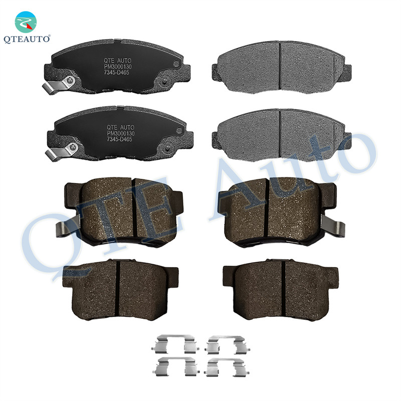 Set of 8 Front-Rear Ceramic Brake Pad Kit For 1997-1999 Acura CL Premium
