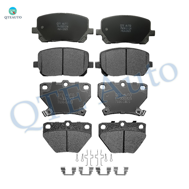 Set of 8 Front-Rear Ceramic Brake Pad Kit For 2004-2006 Toyota Corolla