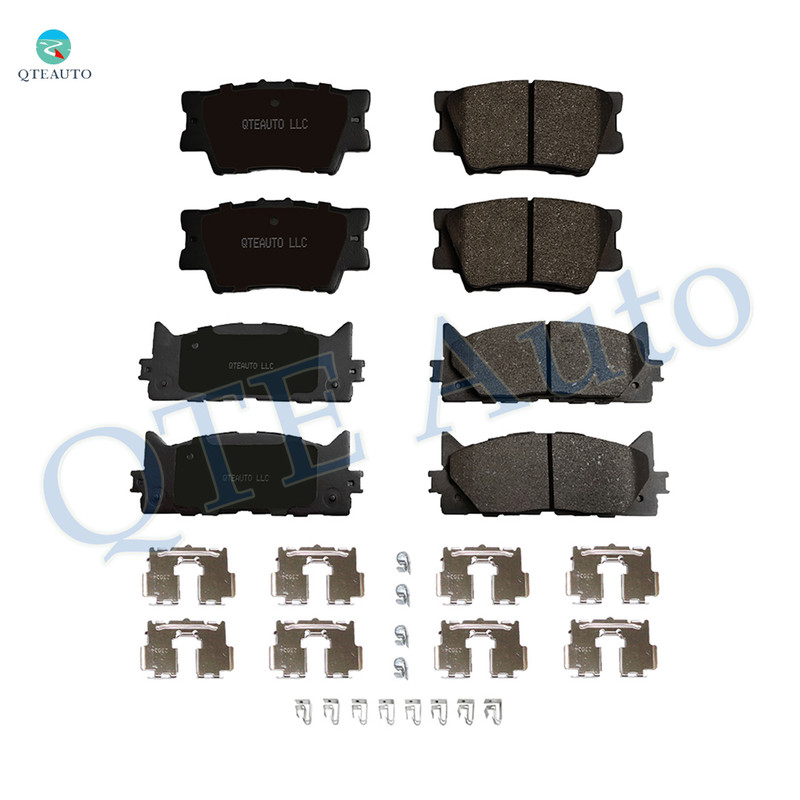 Set of 8 Front-Rear Ceramic Brake Pad Kit For 2009 2010 Pontiac Vibe