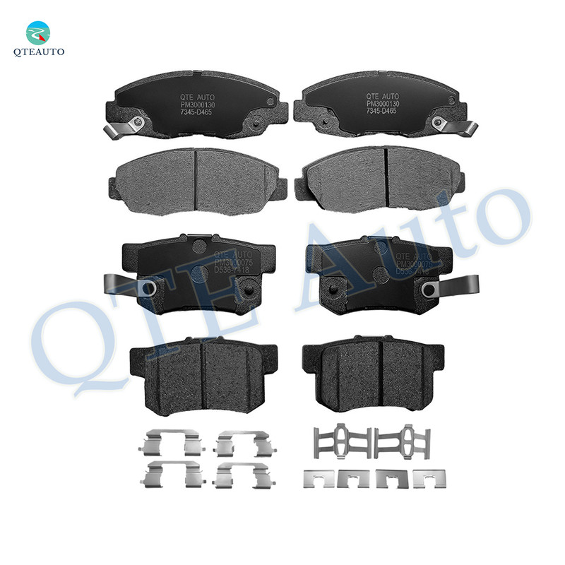 Set of 8 Front-Rear Ceramic Brake Pad Kit For 1994-1996 Honda Accord Set of 8 Front-Rear Ceramic Brake Pad Kit For 1994-1996 Honda Accord