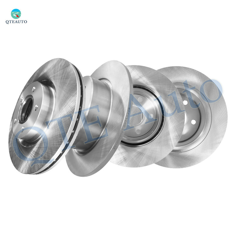 Set of 4 Front 300mm-Rear 280mm Brake Disc Rotors For 2013-2017 Ford C-MAX