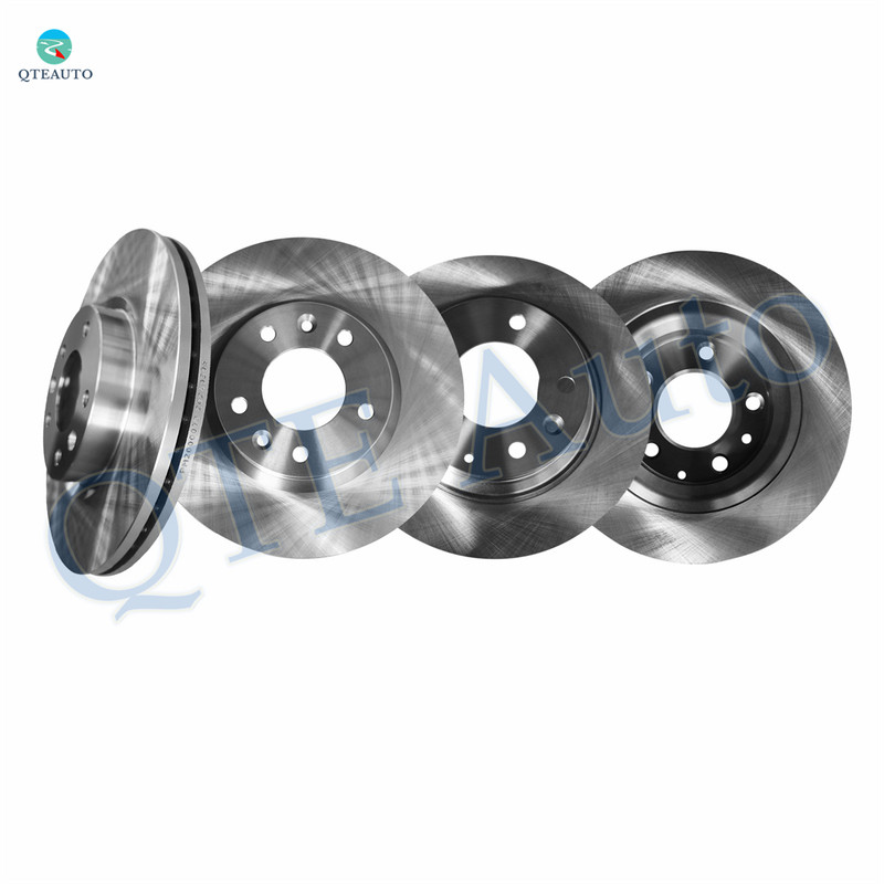 Set of 4 Front 299mm-Rear 280mm Brake Disc Rotors For 2006 Lincoln Zephyr