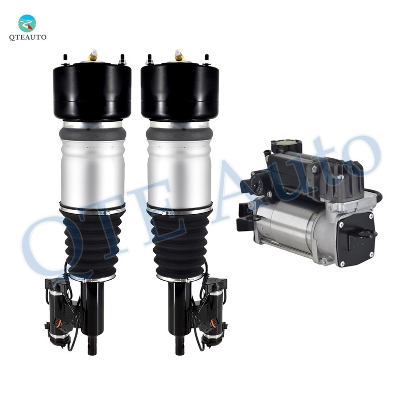 Set of 3 Air Suspension Compressor Pump-Front Air Suspension Spring Strut For 2003-2006 Mercedes-Benz S430 V8