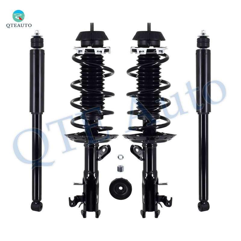 Set 4 Front Quick Complete Strut-Coil Spring-Rear Shock For 2009-2013 Honda Fit