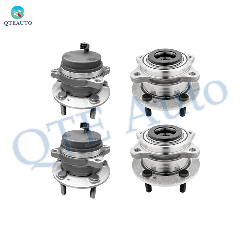Set of 4 Front-Rear Wheel Hub Bearing Assembly For 2007-2014 Hyundai Santa FE FWD