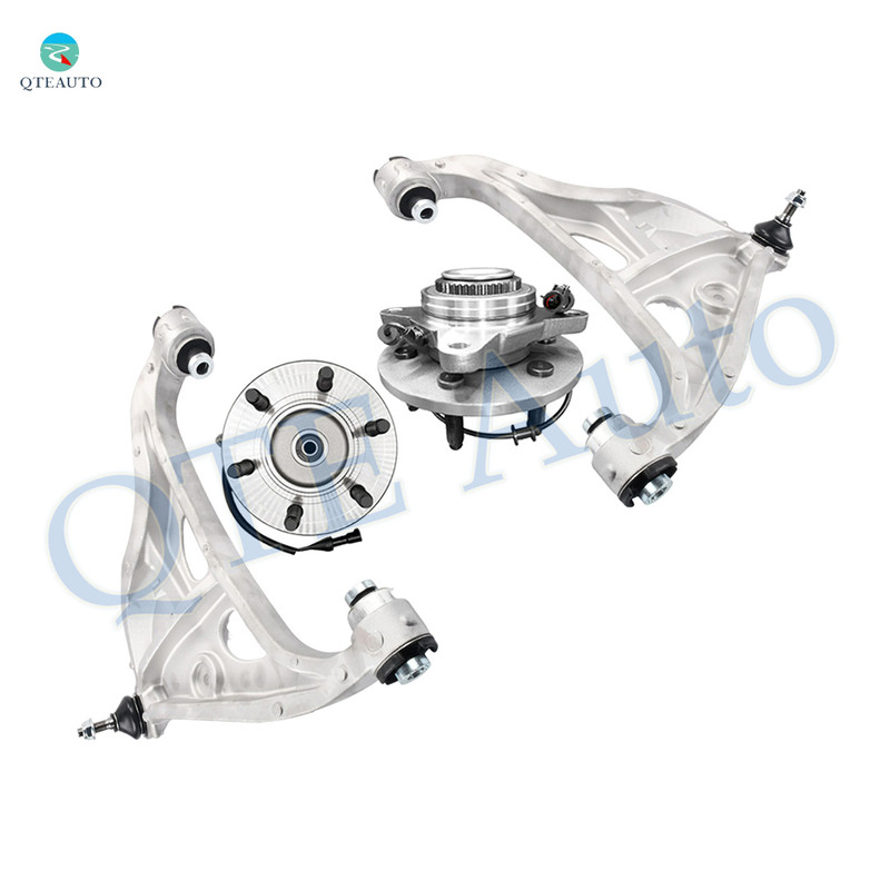Set of 4 Front Lower Wheel Hub Bearing Assembly-Control Arm Ball Joint For 2005-2008 Ford F-150