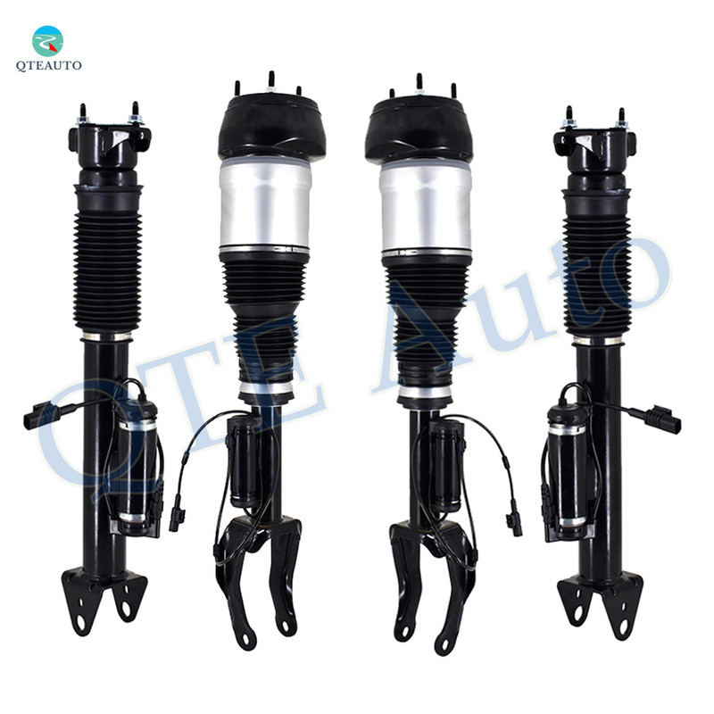 Set of 4 Front Air Airmatic Suspension Spring Strut-Rear Air Airmatic Suspension Shock For 2013-2016 Mercedes-Benz GL550