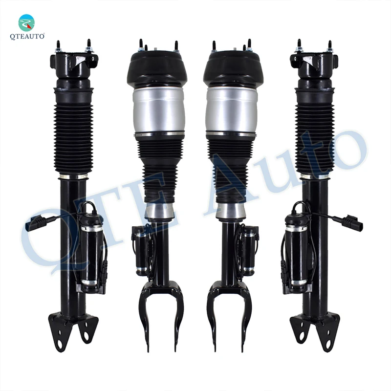Set of 4 Front Air Airmatic Suspension Spring Strut-Rear Air Airmatic Suspension Shock For 2016 2017 Mercedes-Benz GLE300d