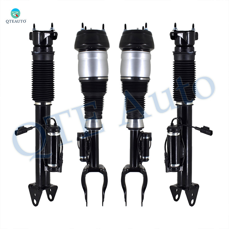Set of 4 Front Air Airmatic Suspension Spring Strut-Rear Air Airmatic Suspension Shock For 2016 2017 Mercedes-Benz GLE400