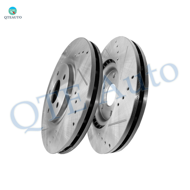 Front Drilled Slotted Brake Disc Rotors 330mm For 2015-2022 RAM Promaster City