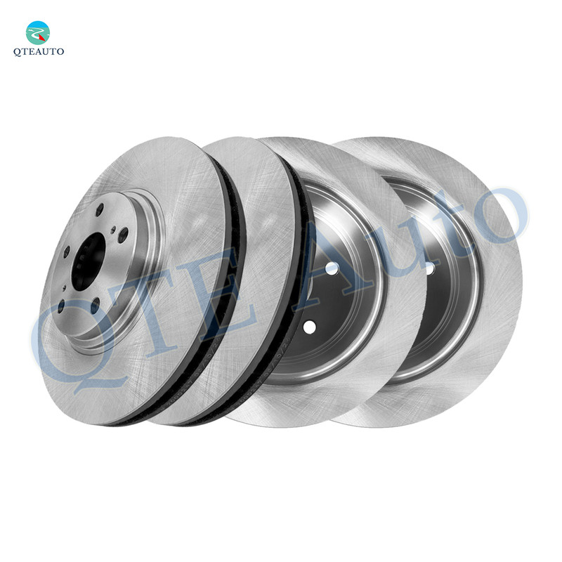 Set of 4 Front 296mm-Rear 269mm Brake Disc Rotors For 2002-2004 Toyota Camry