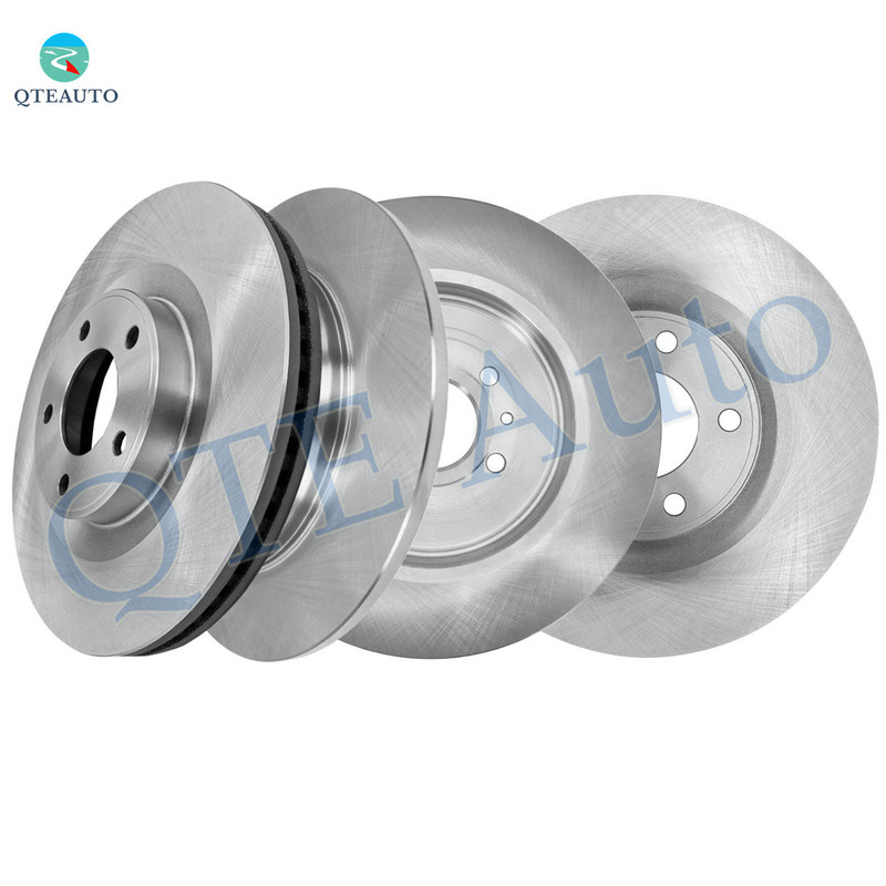 Set of 4 Front 320mm-Rear 330mm Brake Disc Rotors For 2011-2014 Ford Edge