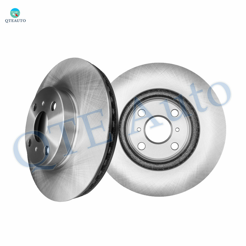 Front Brake Disc Rotors 255mm For 2012-2019 Toyota Prius C