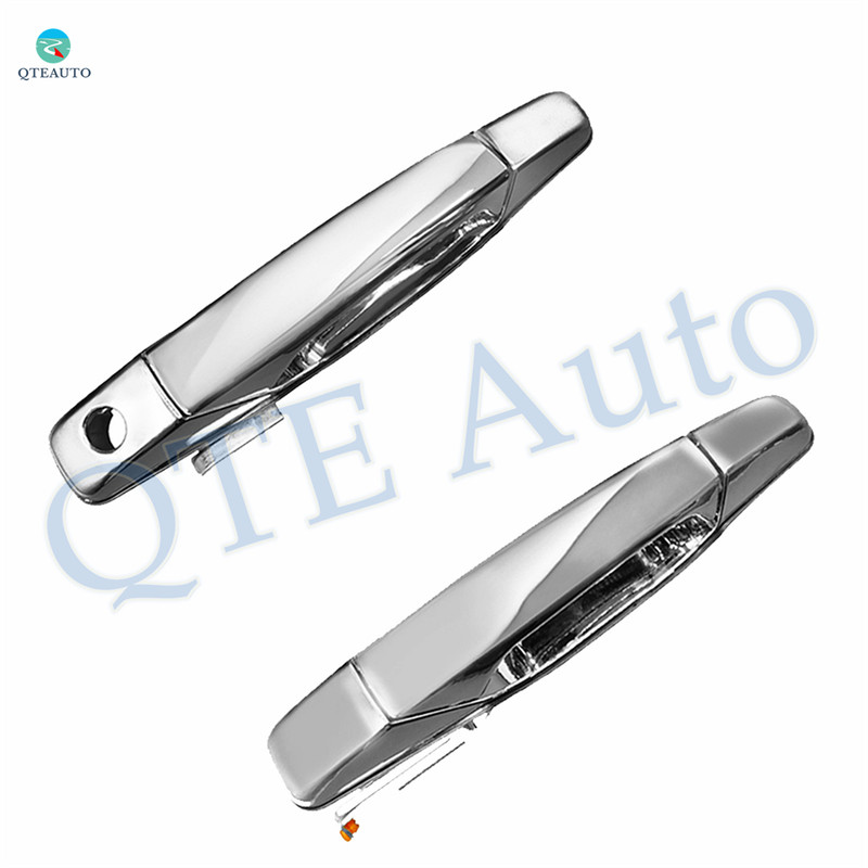 Pair of 2 Front Rear Left Driver Outside Door Handle For 2007-2013 Cadillac Escalade EXT