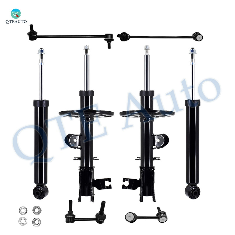 Set of 8 Front Sway Bar Link-Suspension Strut Assembly-Rear Sway Bar Link-Shock Absorber For 2013 Infiniti JX35