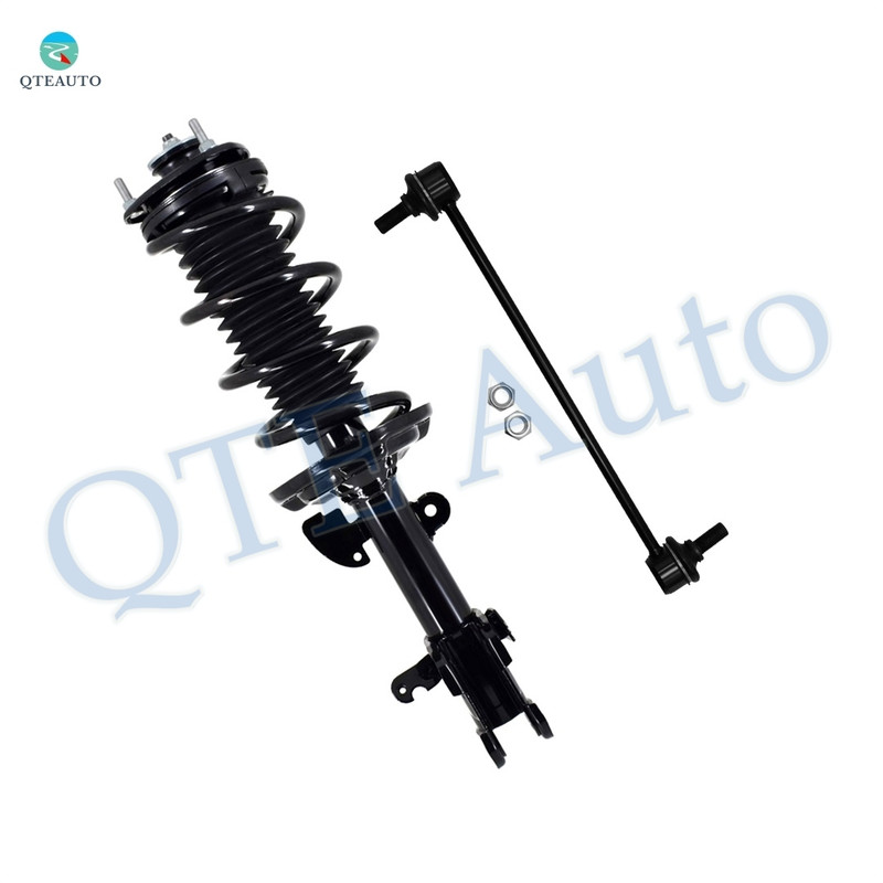Front Left Sway Bar Link-Quick Complete Strut-Coil Spring Assembly For 2009-2015 Honda Pilot